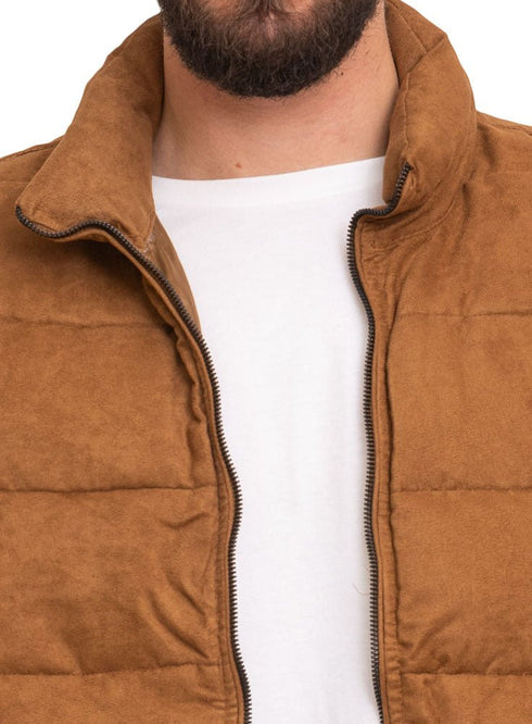 Coffee Velvet Vest - Design 1 - Khotwh